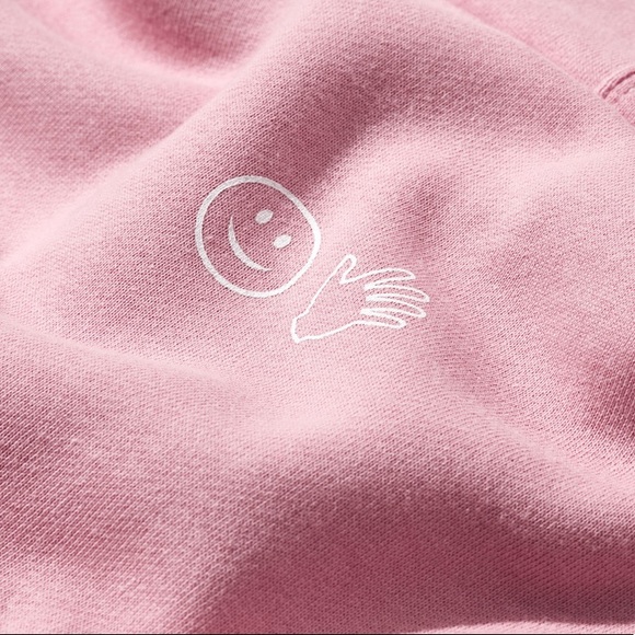 NWT Glossier Pink Hoodie - Picture 4 of 4